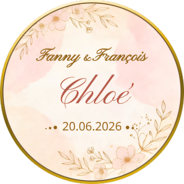 Magnet de mariage Fanny & François